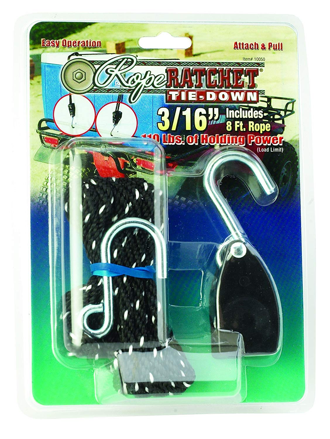 3/16 Rope Ratchet - Max Load Limit 110 lbs