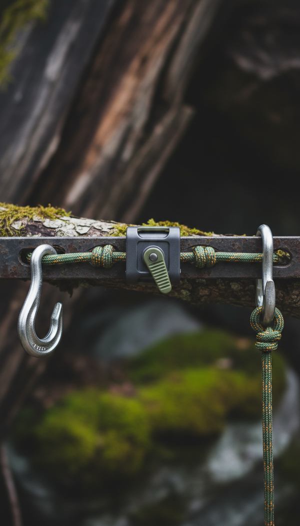 Adjustable Kayak Tie-Down Rope System