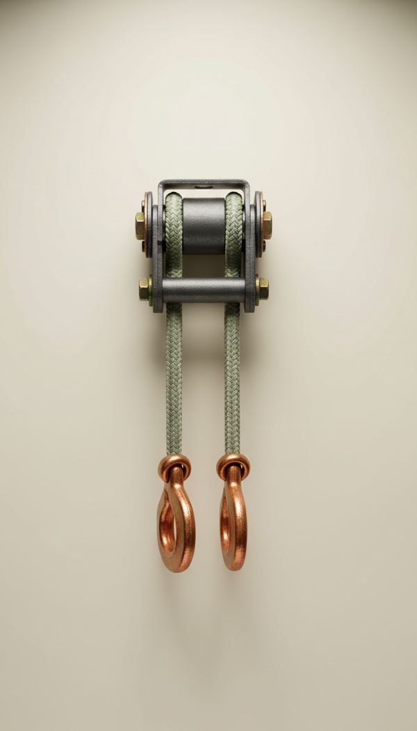 1⁄4-inch Rope Ratchet Hoist with Alloy Hooks
