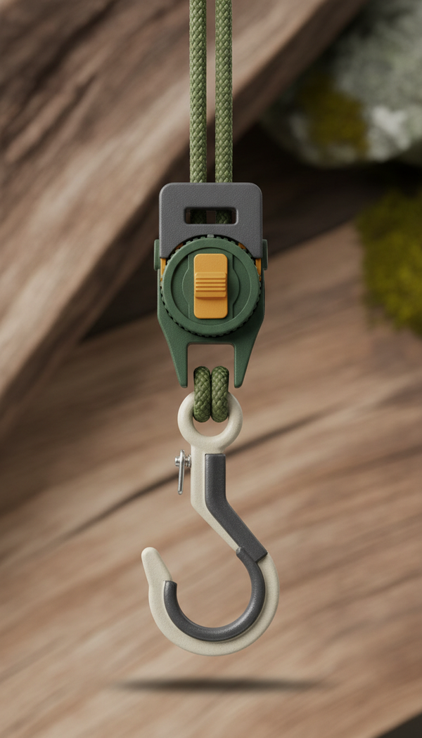 Heavy-Duty Grow Light Ratchet Hanger