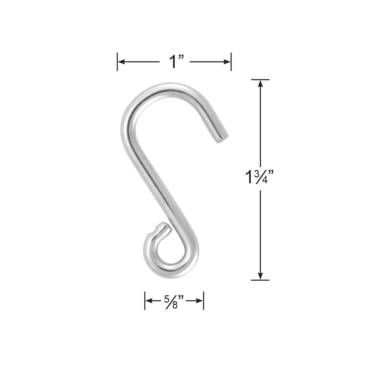 1/8" Steel S-Hook
