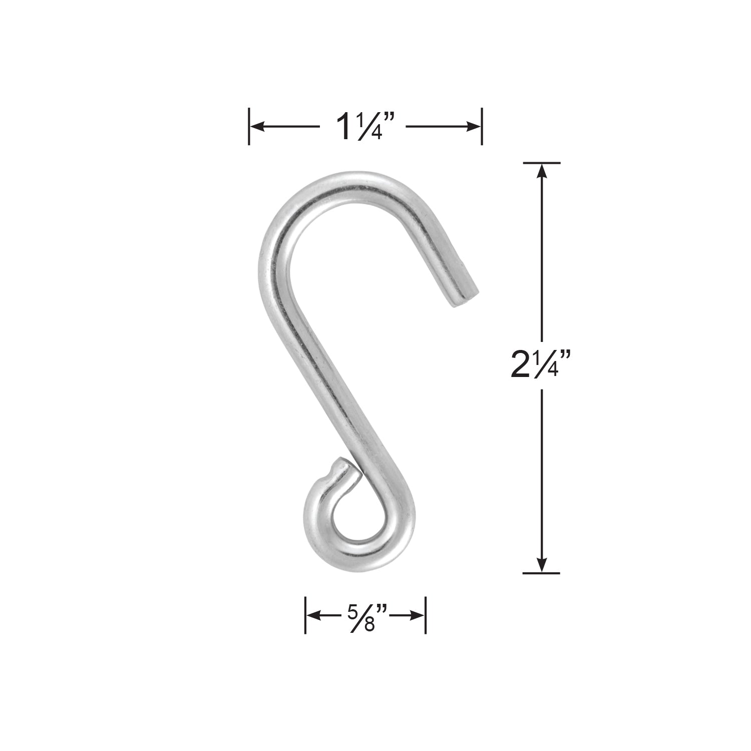 3/8" Steel S-Hook