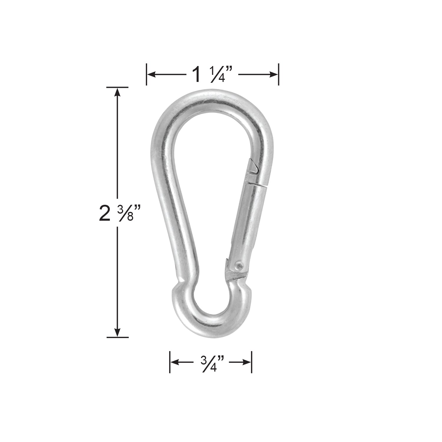1/4 Inch Heavy Duty Adjustable Rope Clip